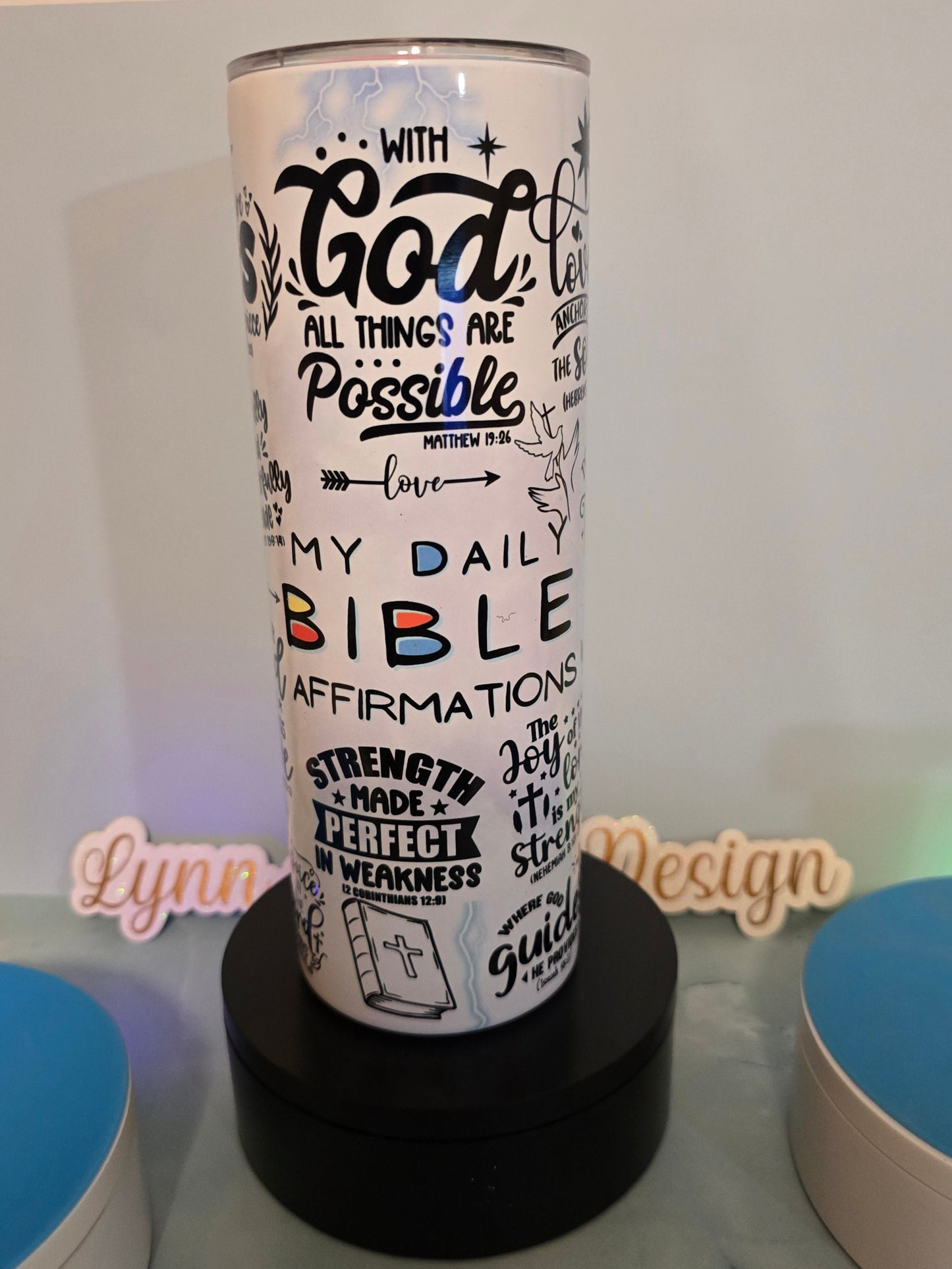 Daily Bible Affirmation Tumbler