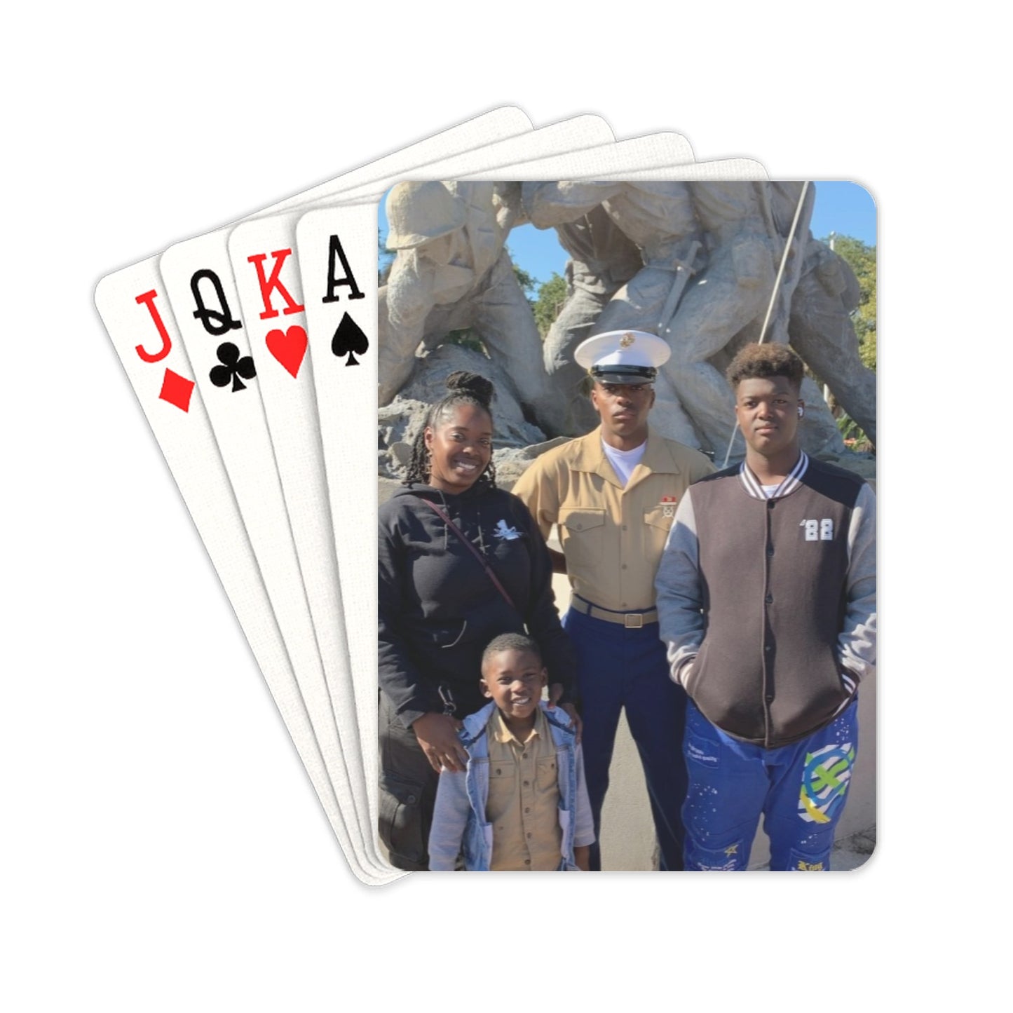 Custom Playing Cards With Custom Photo Case